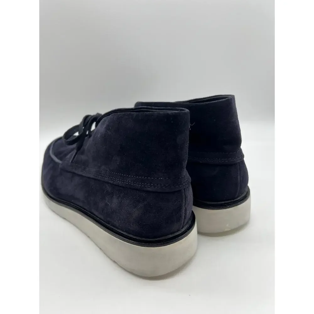 Vince Wayde Suede Chukka Boot Coastal Navy Men's Size 9.5M.